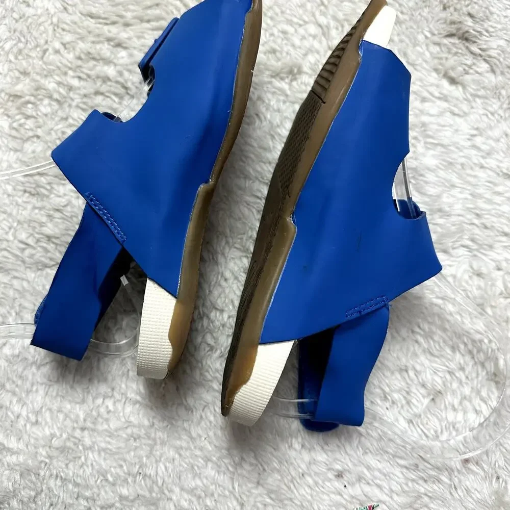 Zara Blue Strappy Slingback Adjustable Sandals Boy Girl 13.5 31